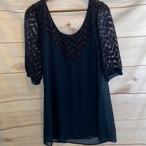Lined blue dress size medium
